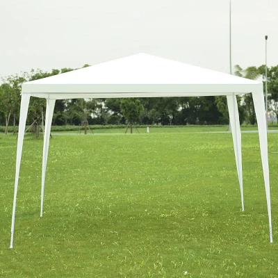 Costway 10'x10' Outdoor Heavy Duty Pavilion Cater Events Outdoor Party Wedding Tent White 2 Costway 10'x10' Outdoor Heavy Duty Pavilion Cater Events Outdoor Party Wedding Tent White - Image 2