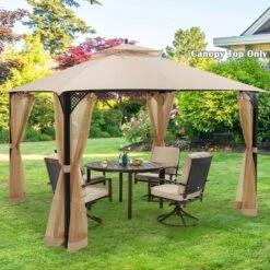 10' X 12' Patio Gazebo Replacement Top Cover 2-Tier Canopy CPAI-84 Outdoor -Coleman Shop GUEST 0505bb4d c2b2 4ab1 828e 05390994b631