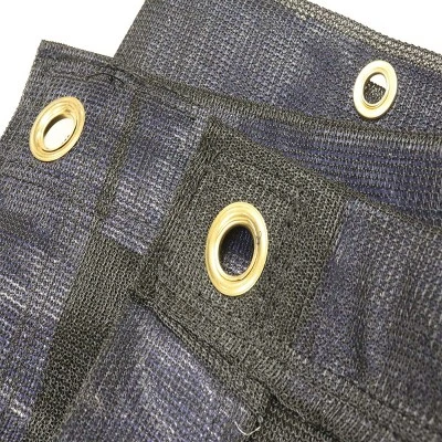 Moose Supply Black Mesh Tarp Cover, Heavy Duty Polyethylene 4 Moose Supply Black Mesh Tarp Cover, Heavy Duty Polyethylene - Image 4