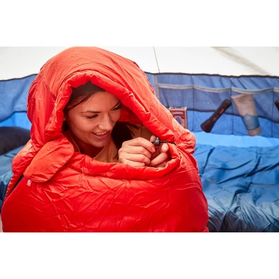 Coleman Tidelands 40 Degree Mummy Sleeping Bag - Red 7 Coleman Tidelands 40 Degree Mummy Sleeping Bag - Red - Image 7