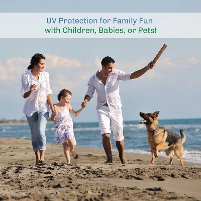 Leisure Sports Pop-Up Beach Tent With UV Protection, Mesh Windows, And Carry Bag - Turquoise 6 Leisure Sports Pop-Up Beach Tent With UV Protection, Mesh Windows, And Carry Bag - Turquoise - Image 6