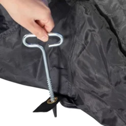 Outsunny 4 Person Insulated Ice Fishing Shelter 360-Degree View, Pop-Up Portable Ice Fishing Tent With Carry Bag, Two Doors And Anchors, Black -Coleman Shop GUEST 117614d3 a6f0 43fa 9fea fac3548e21e5