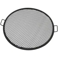 Sunnydaze Decor Sunnydaze Outdoor Camping Or Backyard Heavy-Duty Steel Round X-Marks Fire Pit Cooking Grilling Grate -Coleman Shop GUEST 18006585 5aa4 4eac bbc4 0e85f35edae4