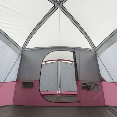 CORE Spacious 11-Person Family Outdoor Camping Cabin Tent With Screen Room, Rain Fly, Ground Stakes, And Carrying Bag, Wine (3 Pack) 4 CORE Spacious 11-Person Family Outdoor Camping Cabin Tent With Screen Room, Rain Fly, Ground Stakes, And Carrying Bag, Wine (3 Pack) - Image 4