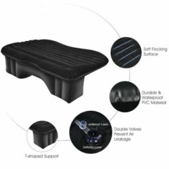 Costway Inflatable Car Air Backseat Mattress Flocking Travel SUV Camping Pad Pill & Pump -Coleman Shop GUEST 246a2250 613c 4859 b95a b0a0ef612493