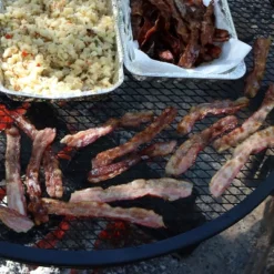 Sunnydaze Decor Sunnydaze Outdoor Camping Or Backyard Heavy-Duty Steel Round X-Marks Fire Pit Cooking Grilling Grate -Coleman Shop GUEST 2665dc80 1f31 4a6d 8ee8 c47b3be01bcd