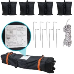 Sunnydaze Decor Sunnydaze Premium Pop-Up Canopy With Rolling Carry Bag And Sandbags 18 Sunnydaze Decor Sunnydaze Premium Pop-Up Canopy With Rolling Carry Bag And Sandbags -Coleman Shop GUEST 2b46b198 57e4 454d bc70 7b1239a7ffad