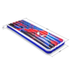 Living IQ Inflatable Jr Twin Portable Small Travel Size Kids Toddler Sleeping Air Bed Mattress, Marvel Spiderman -Coleman Shop GUEST 2f598bdd 5b6f 4cb7 912e 397f15715220