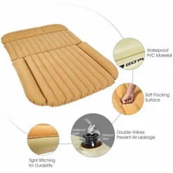 Costway Inflatable SUV Air Backseat Mattress Flocking Travel Pad W/Pump Camping Travel -Coleman Shop GUEST 32d78339 6967 44f1 83c6 a79521900c5b
