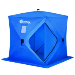 Outsunny 2 Person Ice Fishing Shelter, Waterproof Oxford Fabric Portable Pop-up Ice Tent With Bag For Outdoor Fishing -Coleman Shop GUEST 32dd6e48 15e4 461f b062 2fb8a800417d