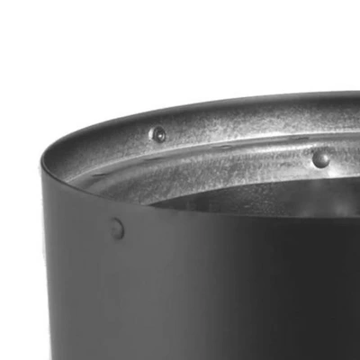 DuraVent DVL 6DVL-AD 6'' Stainless Steel Double Wall Air Insulated Section Wood Burning Stovetop Connecting Adapter, Without Damper, Black 1 DuraVent DVL 6DVL-AD 6'' Stainless Steel Double Wall Air Insulated Section Wood Burning Stovetop Connecting Adapter, Without Damper, Black