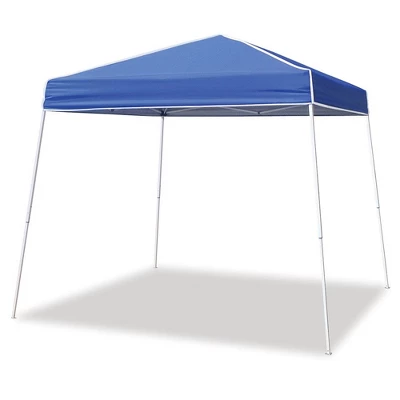 Z-Shade 12 By 12 Foot Horizon Instant Pop Up Shade Canopy Tent, Blue & Z-Shade Durable Plastic Circular 5 Pound Canopy Tent Leg Weight Plate, Set Of 4 1 Z-Shade 12 By 12 Foot Horizon Instant Pop Up Shade Canopy Tent, Blue & Z-Shade Durable Plastic Circular 5 Pound Canopy Tent Leg Weight Plate, Set Of 4