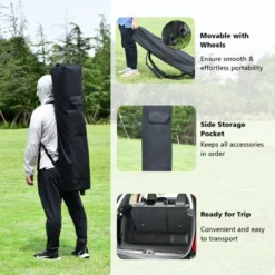 Tangkula 10x10 Ft Pop Up Canopy Tent One Person Set-up Instant Shelter With Central Lock W/ Roll-up Side Wall -Coleman Shop GUEST 3b3cc99a f58a 4d57 8a17 58eddc2c4799