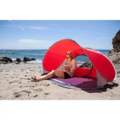 NFL San Francisco 49ers Manta Portable Beach Tent - Red -Coleman Shop GUEST 40386b90 4b97 4eca 875b a7e553c897f1