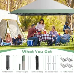 Costway 13x13ft Patio Pop-Up Gazebo Canopy Tent Instant Sun Shelter Outdoor Wheeled Bag 17 Costway 13x13ft Patio Pop-Up Gazebo Canopy Tent Instant Sun Shelter Outdoor Wheeled Bag -Coleman Shop GUEST 4038d0f5 5a8f 474c 9f96 b45c0ee95b1a