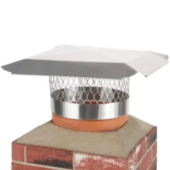 Draft King SS813U Round Slip In Single Flue Chimney Cover For 11.5 To 12.5 Inch Masonry Chimneys With Expanded Mesh And Welded Legs, Stainless Steel -Coleman Shop GUEST 407736bd 4163 456a adaf f78054847925