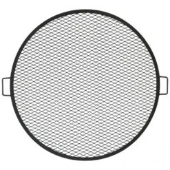 Sunnydaze Decor Sunnydaze Outdoor Camping Or Backyard Heavy-Duty Steel Round X-Marks Fire Pit Cooking Grilling Grate -Coleman Shop GUEST 4225bd61 2298 4b74 b203 9d394fd8df67
