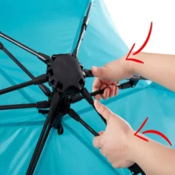 Alvantor Outdoor Automatic Pop-Up Sun Shade Canopy 3 People Beach Shelter Tent Turquoise -Coleman Shop GUEST 4613336a caf6 4ddf 8f59 1df6f726d4b8