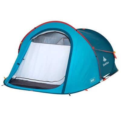 Decathlon Quechua Quechua 2 Second Waterproof Pop Up Camping Tent 2 Person, Storm Gray 4 Decathlon Quechua Quechua 2 Second Waterproof Pop Up Camping Tent 2 Person, Storm Gray - Image 4