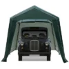 Costway 8'x14' Patio Tent Carport Storage Shelter Shed Car Canopy Heavy Duty Green