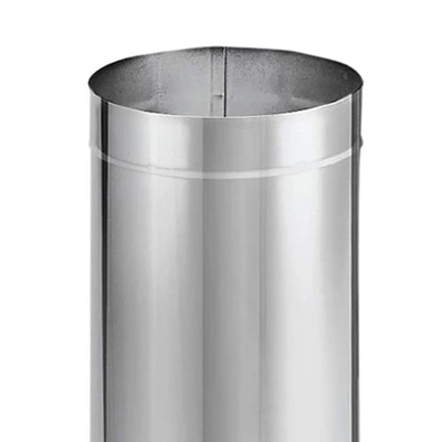 DuraVent DuraBlack 6DBK-48SS Stainless Steel Single Wall Wood Burning Stove Pipe Connector To Vent Smoke And Exhaust, 48 Inches Long X 6 Inch Diameter 1 DuraVent DuraBlack 6DBK-48SS Stainless Steel Single Wall Wood Burning Stove Pipe Connector To Vent Smoke And Exhaust, 48 Inches Long X 6 Inch Diameter
