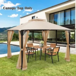 10' X 12' Patio Gazebo Replacement Top Cover 2-Tier Canopy CPAI-84 Outdoor -Coleman Shop GUEST 57add562 358d 488a b6d3 31ad5c2acd65