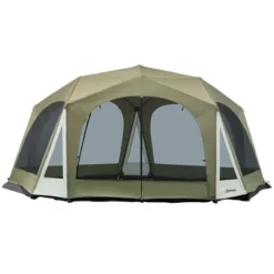 Outsunny Screen House Room 18 X 17 Ft Outdoor Camping Tent, 20 Person Canopy Tent With 8 Mesh Windows 2 Doors Portable Carry Bag For Fishing Hiking -Coleman Shop GUEST 59576c50 6e5b 4444 8e06 a4df5760f99d