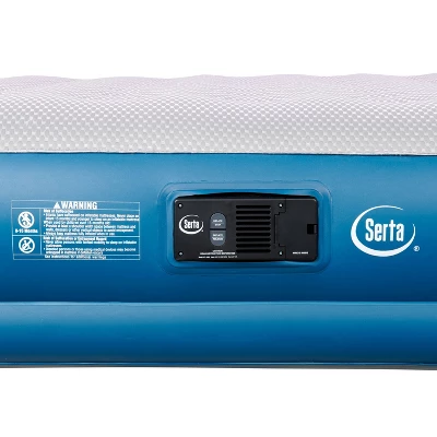 Serta 16" Raised Inflatable Air Mattress With Built In Pump - Queen 2 Serta 16" Raised Inflatable Air Mattress With Built In Pump - Queen - Image 2