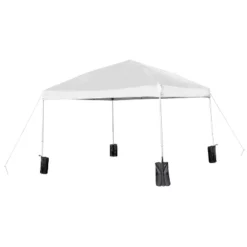 Flash Furniture 10'x10' Pop Up Event Straight Leg Canopy Tent With Sandbags And Wheeled Case -Coleman Shop GUEST 61c53bfd e1bf 47ad b36b f8cf6c897cd8