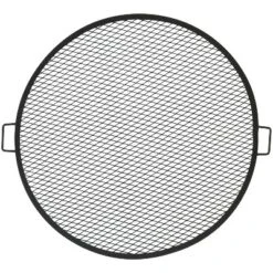 Sunnydaze Decor Sunnydaze Outdoor Camping Or Backyard Heavy-Duty Steel Round X-Marks Fire Pit Cooking Grilling Grate -Coleman Shop GUEST 6218a85f a2a8 4eb6 adf4 bed4f46fbc68