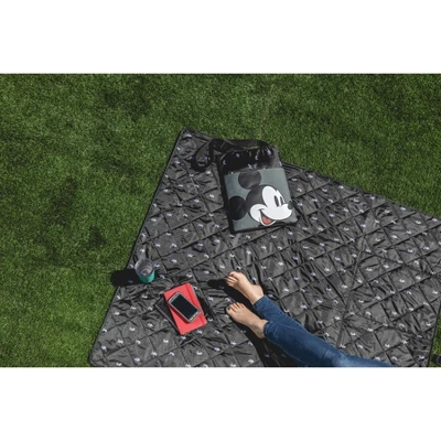 Picnic Time Disney: Mickey Mouse Vista Outdoor Picnic Blanket - Black 3 Picnic Time Disney: Mickey Mouse Vista Outdoor Picnic Blanket - Black - Image 3