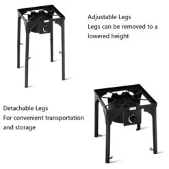 Costway Portable Propane 100000BTU Single Burner Outdoor Camp Stove W Adjustable Legs -Coleman Shop GUEST 693c212f 1436 461a bbe6 08b22f950f96