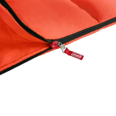 Coleman Kompact 40 Degree Sleeping Bag - Coral Orange 2 Coleman Kompact 40 Degree Sleeping Bag - Coral Orange - Image 2