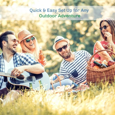 Leisure Sports Pop-Up Beach Tent With UV Protection, Mesh Windows, And Carry Bag - Turquoise 4 Leisure Sports Pop-Up Beach Tent With UV Protection, Mesh Windows, And Carry Bag - Turquoise - Image 4