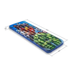 Living IQ Inflatable Jr Twin Portable Small Travel Size Kids Toddler Sleeping Blow Up Air Bed Mattress, Marvel Avengers -Coleman Shop GUEST 781d2ca2 8e8c 418b 93a7 d85f3523f54c
