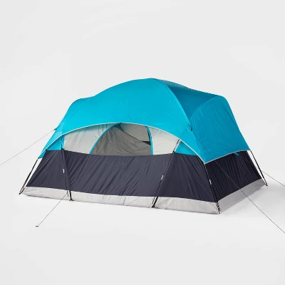 8 Person Modified Dome Tent Blue - Embark™ 1 8 Person Modified Dome Tent Blue - Embark™