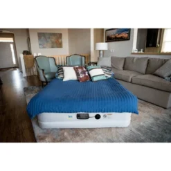 Serta Never Flat Fabric Series Raised With Internal Pump And Plush Air Mattress- 18" Queen (Beige) 8 Serta Never Flat Fabric Series Raised With Internal Pump And Plush Air Mattress- 18" Queen (Beige) -Coleman Shop GUEST 7c5e1028 86e9 469c aa46 0c46b18590f9