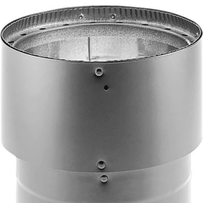 DuraVent DVL 6DVL-X8 Double Wall Interior Stove Pipe Increaser To Vent Smoke & Exhaust, 6 Inch Diameter To 8 Inch Diameter Connection, Black 1 DuraVent DVL 6DVL-X8 Double Wall Interior Stove Pipe Increaser To Vent Smoke & Exhaust, 6 Inch Diameter To 8 Inch Diameter Connection, Black