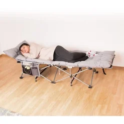 Zone Tech Outdoor Camping Cot Pads Mattress - Comfortable Thicker Cotton Sleeping Cot Lightweight Waterproof Bottom Pad Mattress