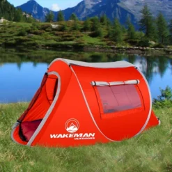 Pop-up Tent - 2 Person Water-Resistant Barrel Style Tent For Camping With Rain Fly And Carry Bag - Sunchaser 2-person Tent By Wakeman Outdoors (Red) 10 Pop-up Tent - 2 Person Water-Resistant Barrel Style Tent For Camping With Rain Fly And Carry Bag - Sunchaser 2-person Tent By Wakeman Outdoors (Red) -Coleman Shop GUEST 83b151a1 dd93 4709 91fb 9c92f93a3c81 1