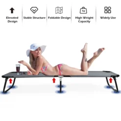 Costway Portable Camping Cot Outdoor Folding Sleeping Bed For Traveling Hiking -Coleman Shop GUEST 8a1de905 5dc3 4377 b702 8d7ea70cb3a9