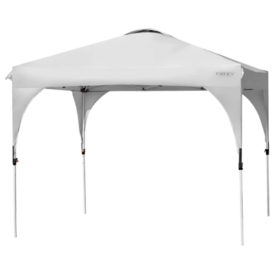 Tangkula Pop-up Canopy Tent 10’ X 10’ Height Adjustable Commercial Instant Canopy W/ Portable Roller Bag Blue/ White/ Grey 11 Tangkula Pop-up Canopy Tent 10’ X 10’ Height Adjustable Commercial Instant Canopy W/ Portable Roller Bag Blue/ White/ Grey - Image 11