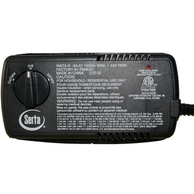 Serta Never Flat Fabric Series Raised With Internal Pump And Plush Air Mattress- 18" Queen (Beige) 3 Serta Never Flat Fabric Series Raised With Internal Pump And Plush Air Mattress- 18" Queen (Beige) - Image 3