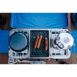 Stansport Double Burner And Grill Propane Stove Blue -Coleman Shop GUEST 96fcec2a 7769 4dd9 a07b 1f8b77faa926