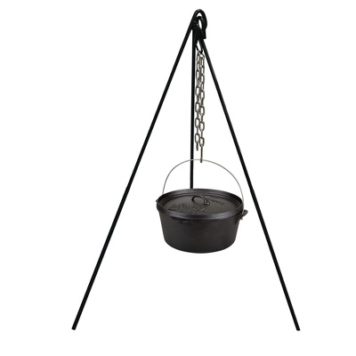 Stansport Steel Camp Fire Tripod With S Hook 1 Stansport Steel Camp Fire Tripod With S Hook