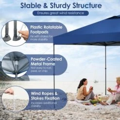 Costway Patio 10x10ft Outdoor Instant Pop-up Canopy Folding Tent Sun Shelter UV50+ Gray/Blue/White 18 Costway Patio 10x10ft Outdoor Instant Pop-up Canopy Folding Tent Sun Shelter UV50+ Gray/Blue/White -Coleman Shop GUEST a62ba654 4bfc 457f b890 239e11e3d02b