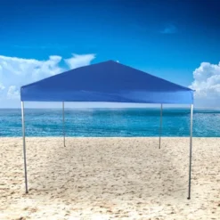 Outdoor Patio Pop-Up Canopy Tent With Wheeled Bag - Captiva Designs