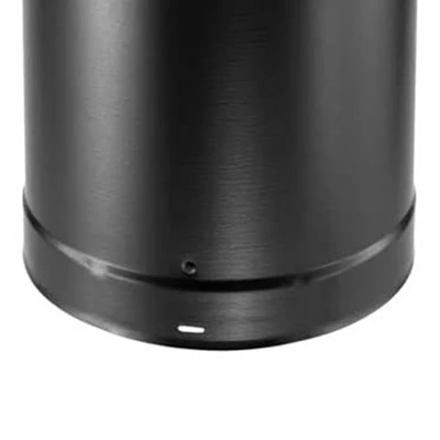 DuraVent DVL 6DVL-12 DVL Galvanized Steel/Stainless Steel Double Wall Wood Burning Stove Pipe Connector To Vent Smoke/Exhaust, 12" X 6" Diameter 2 DuraVent DVL 6DVL-12 DVL Galvanized Steel/Stainless Steel Double Wall Wood Burning Stove Pipe Connector To Vent Smoke/Exhaust, 12" X 6" Diameter - Image 2