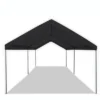 Caravan Canopy Domain 10 X 20 Foot Straight Leg Instant Canopy Tent Set, Black