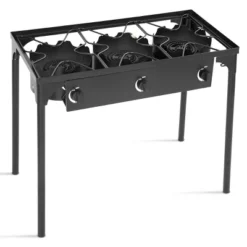 Costway Portable Propane 225,000-BTU 3 Burner Gas Cooker Outdoor Camp Stove BBQ -Coleman Shop GUEST aa78005d 4da2 48e0 89e3 04221d669832